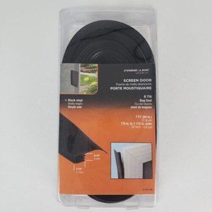 Prime-Line Screen Door Bug Seal B716 7' Black Vinyl